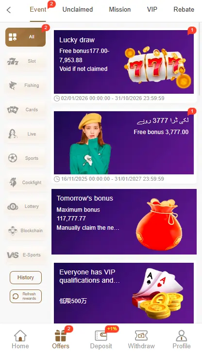 88 Casino Game bonus offers