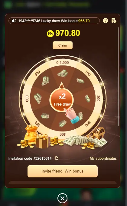 Claim free daily rewards