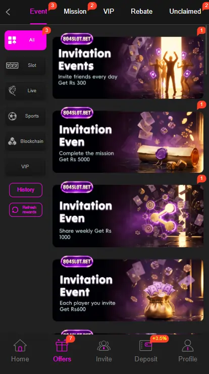 Claim free daily rewards