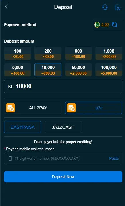 payment withdraw methods