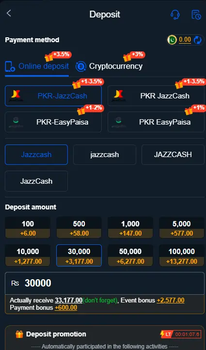 JazzCash EasyPaisa withdrawal