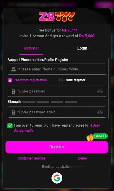 app registration steps