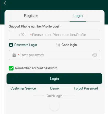 Download and register Seven Game