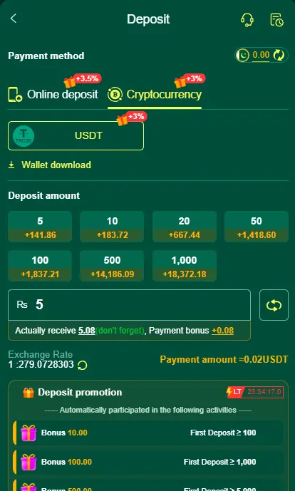 JazzCash EasyPaisa deposit