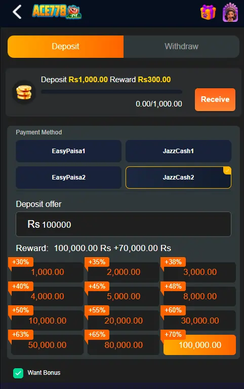 PKR payment methods