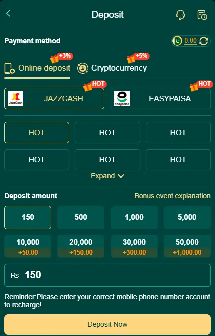 Secure payments JazzCash EasyPaisa
