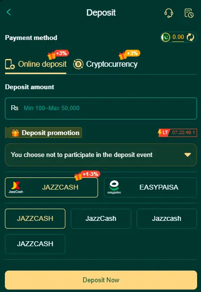 JazzCash EasyPaisa payment