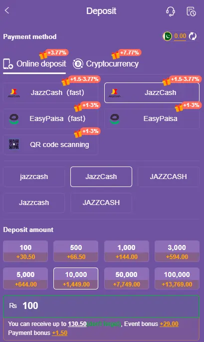 Withdraw V9 Game cash to EasyPaisa