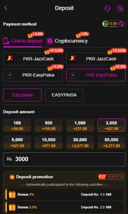 Qaidi804 Game withdrawal options