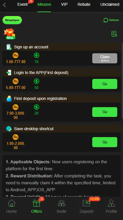 Mobile Earning App Rewards