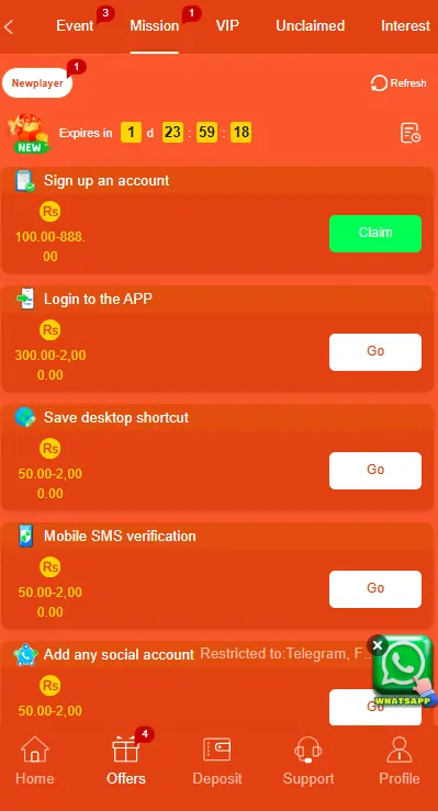 588Win bonus rewards