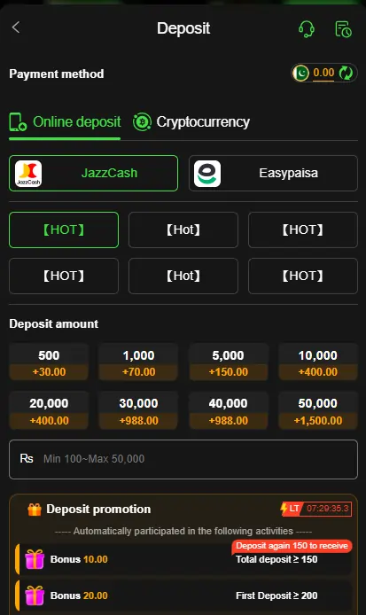 Easy JazzCash & EasyPaisa withdrawals