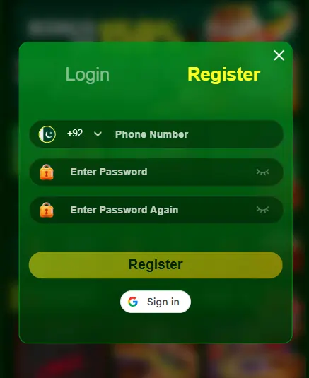 Step by step login for JJ804.