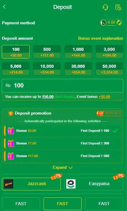 LG777 Game Deposit and Withdrawal Methods