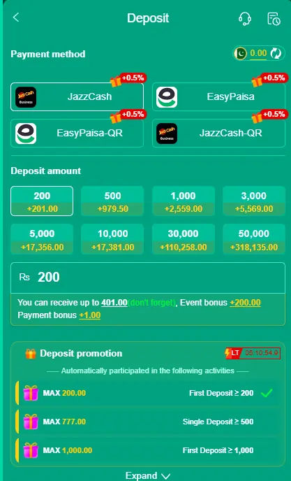 zt777 deposit withdraw