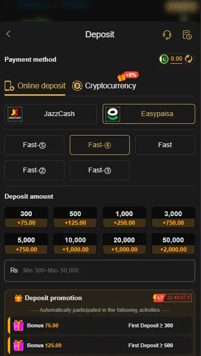 JazzCash EasyPaisa payment