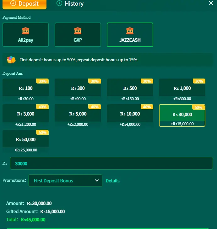 1ee Game Payment Methods Details