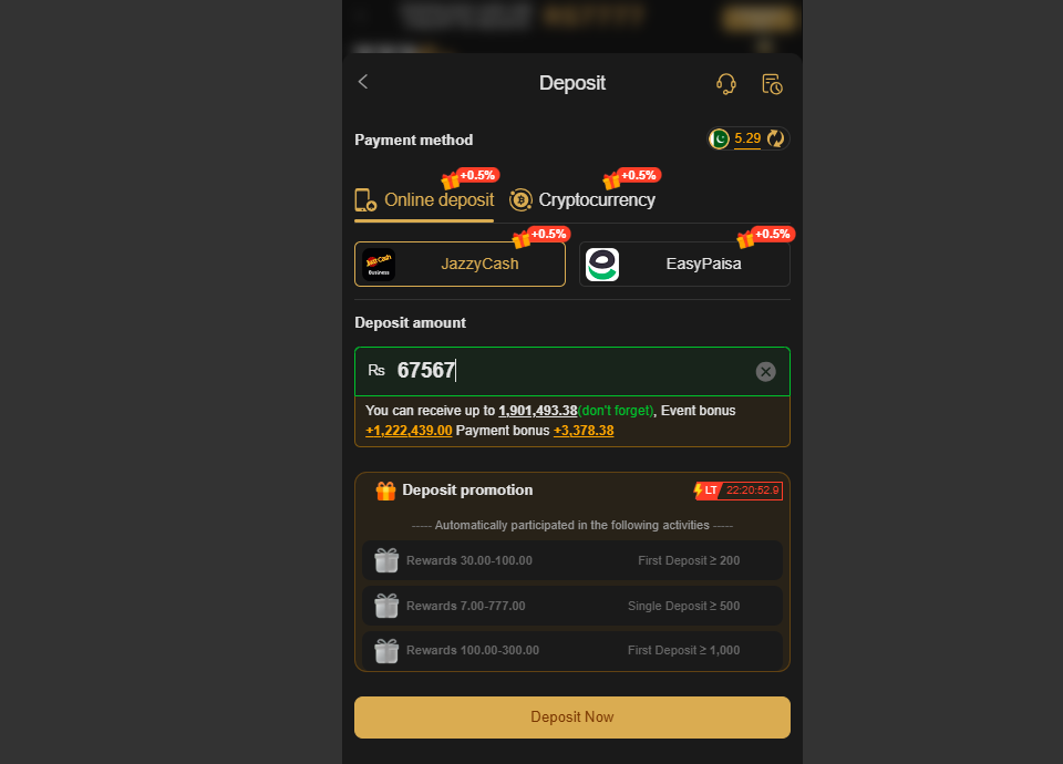 777SZ Game Deposite
