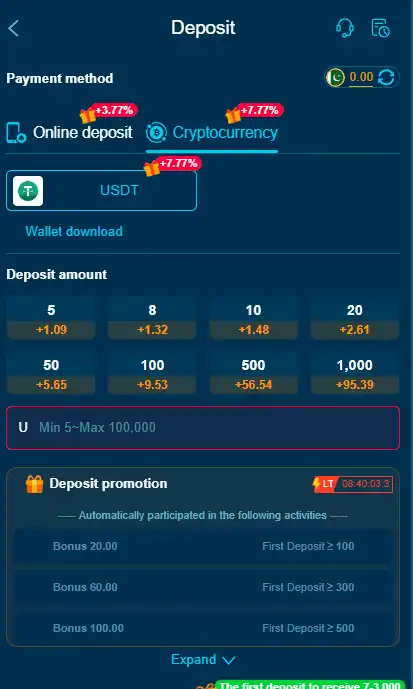 966K Game Deposite