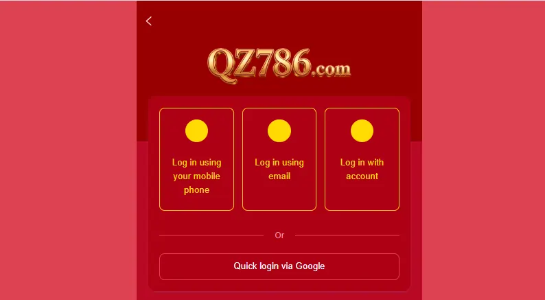 QZ786 Game Download and Registration Steps