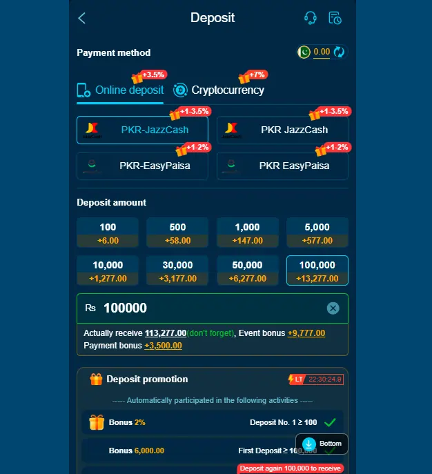 SV777 Game Deposite