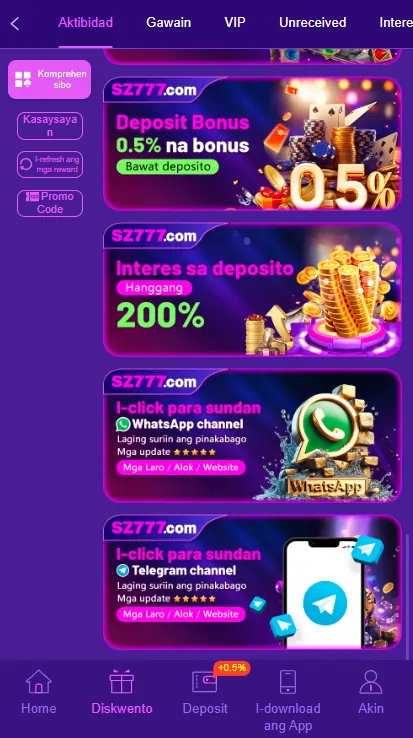 Salambet Game Bonuses