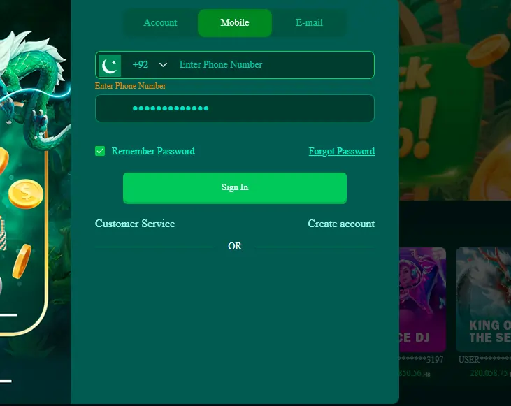 Shahspin Game Deposit Withdrawal Pakistan Methods