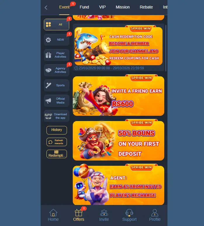 Spribe Win Game Bonuses Rewards Promotions Details