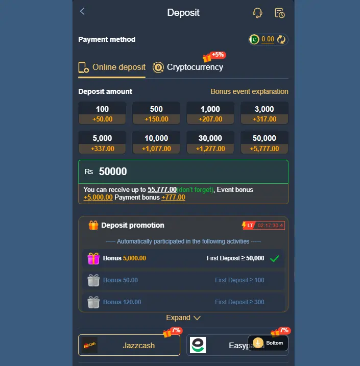SpribeWin Game Deposite