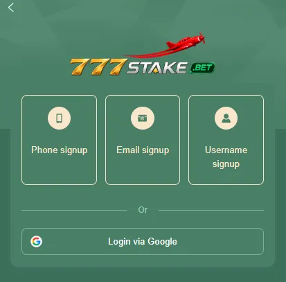 777Stack Game login Image