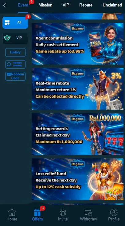8B Game Bonuses Image