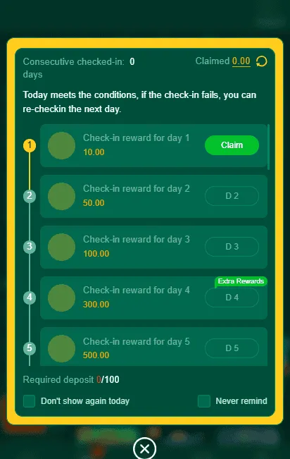 CashPk game Rewards Image