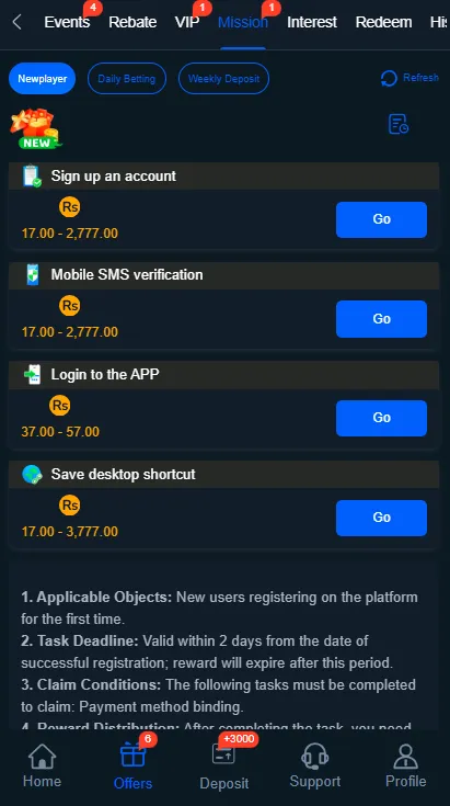 OK37 Game Rewards Image