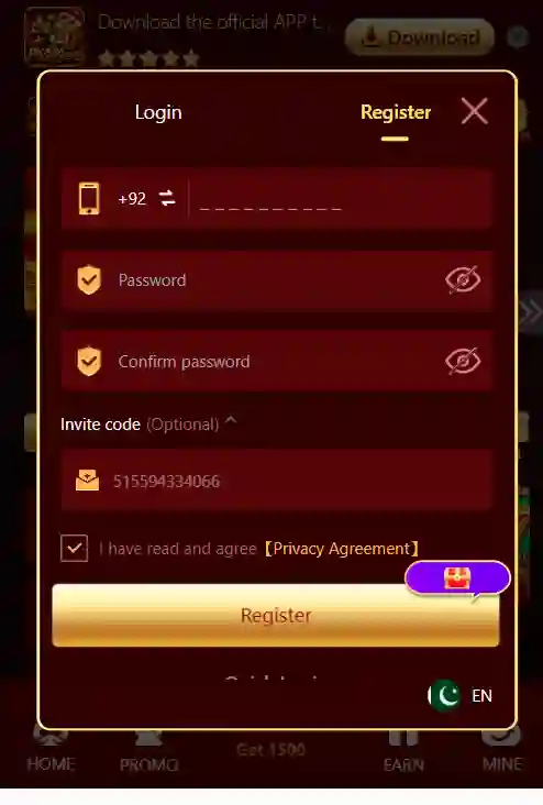 PK686 game login Image