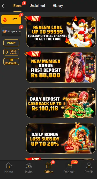 SalamBet Game Rewards Image