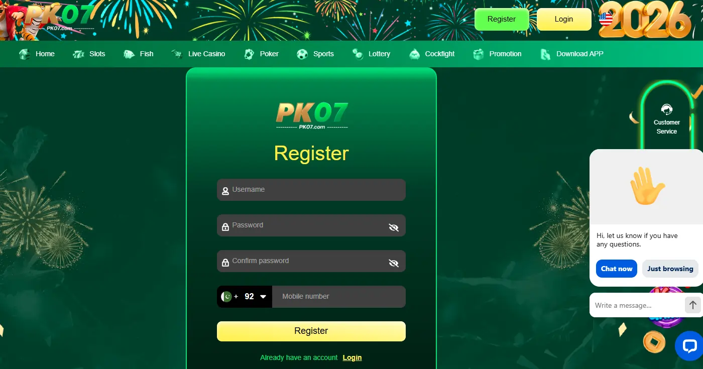 PK07 Game Download and Login Steps