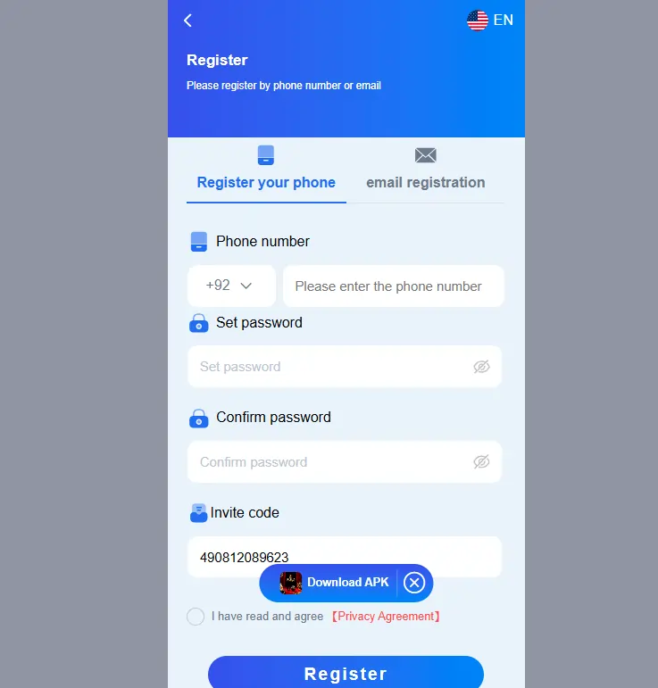 PKR47 Game Download Login Steps