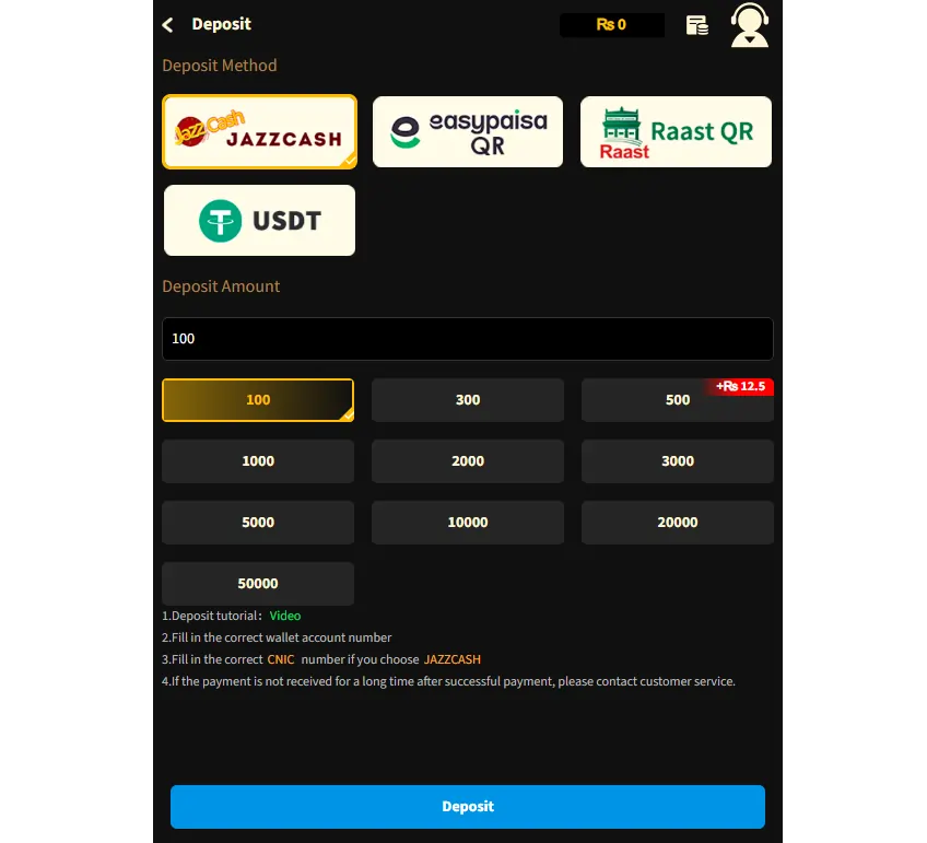 2JBet Deposit Withdrawal Options